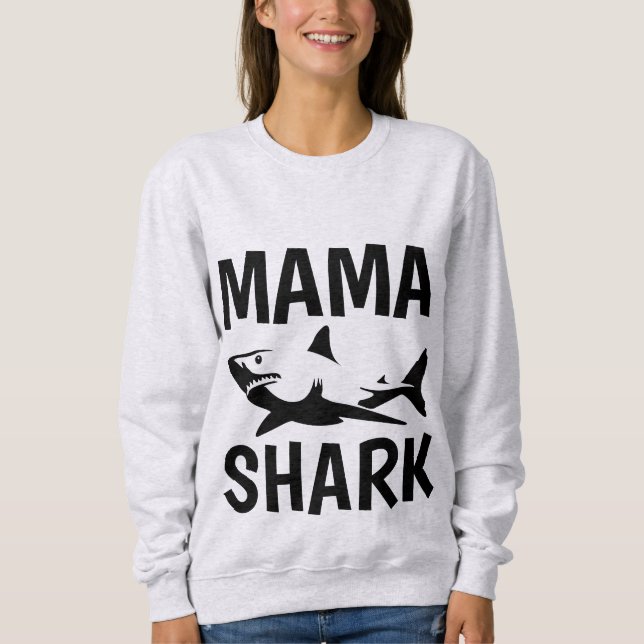 MAMA SHARK T-Shirts & Sweatshirts (Devant)