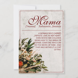 Mama - tout simplement irremplaçable - Bouquet