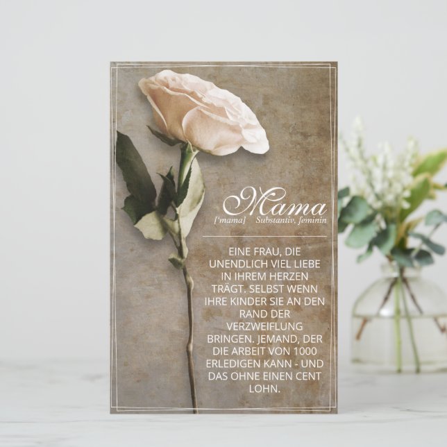 Mama - tout simplement irremplaçable - vintage (Debout devant)