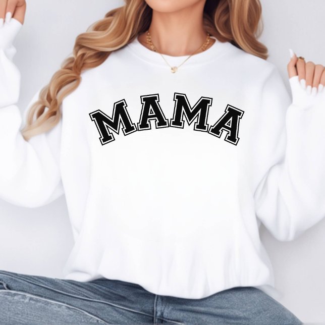 Mama Varsity Sweatshirt de la Fête des Mères (MAMA Varsity Style Sweatshirt)