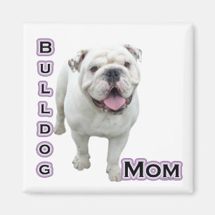 Maman 4 de bouledogue - aimant