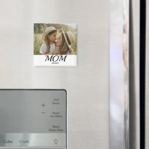 Maman a établi un cadeau photo  Aimant