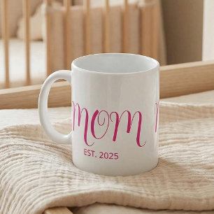 Maman a établi une nouvelle tasse de café cadeau p