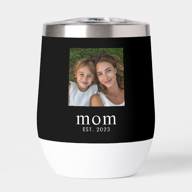 Maman a établi une photo moderne  (Avant)