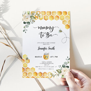 Maman à être baby shower invitation
