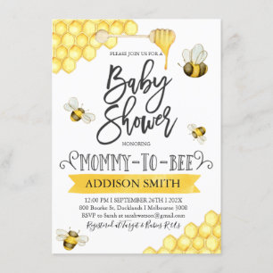 Maman à être thème Baby shower Invitation
