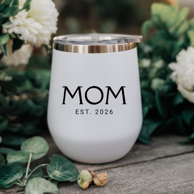 Maman a fondé Nouveau Cadeau pour Maman Blanc Noir (Créateur téléchargé)