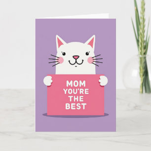 Maman adorable, tu es la meilleure carte