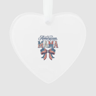 Maman Américaine Arc Patriotique Vintage 4 Juillet