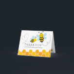 Maman au carte de remerciements de baby shower<br><div class="desc">Collection assortie de baby shower dans le petit magasin de Bayleigh !</div>