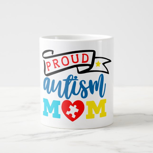 Maman Autism - Grand Mug (Devant)