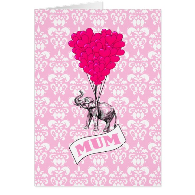 Maman avec un éléphant rose (Devant)