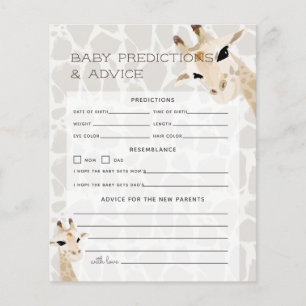 Maman & Baby Giraffe Baby Predictions & conseils