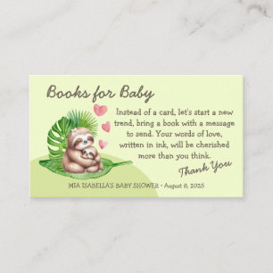 Maman & Baby Sloth - Livres Pour Bébé Cartes De Bo