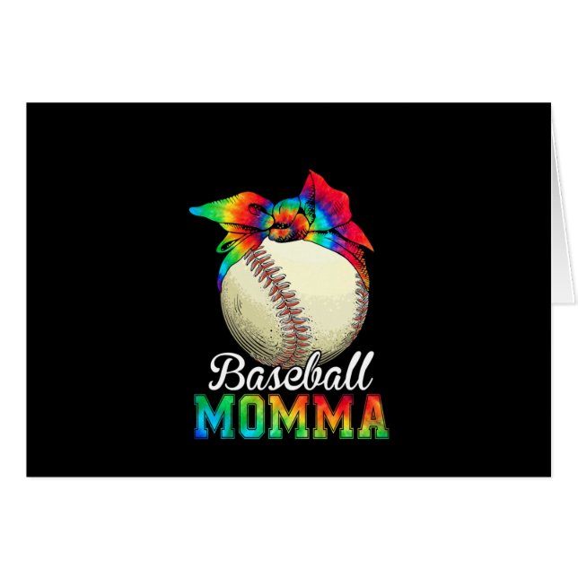 Maman Baseball Momma Anniversaire (Devant horizontal)