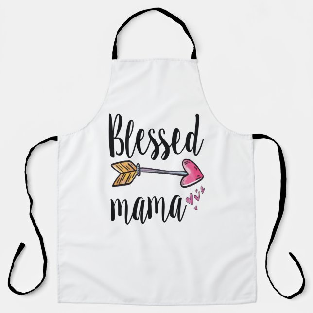Maman bénie avec tablier fléché (Recto)