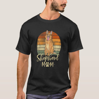 Maman berger allemand rétro T-shirt pour femme Mam