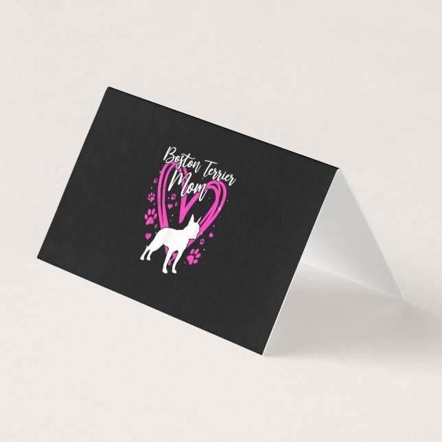 Maman Boston Terrier Mignonne Pour Cadeau De Fête  (Front)