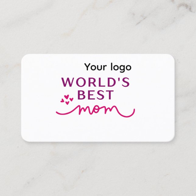 Maman carte de visite meilleure (Devant)