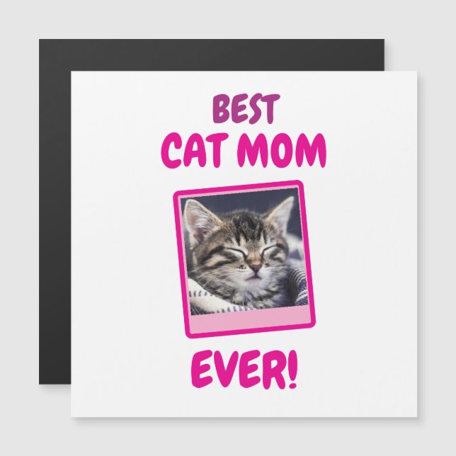 MAMAN CHAT PERSONNALISÉE FÊTE DES MÈRES JOURNÉE AN (Devant / Derrière)