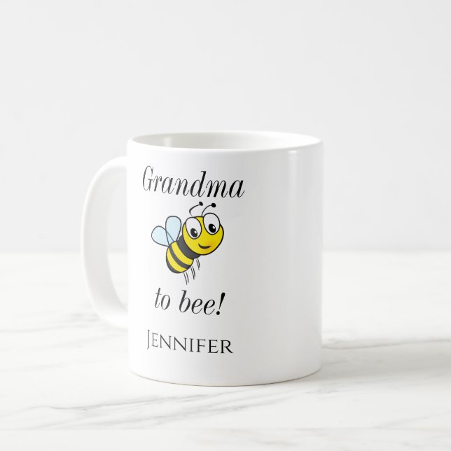 Maman chérie à abeille Mug Tasse à café (Devant gauche)