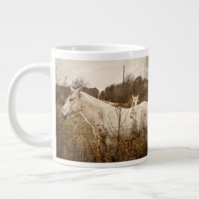 MAMAN CHEVAL Tasse Jumbo 20 oz (Gauche)