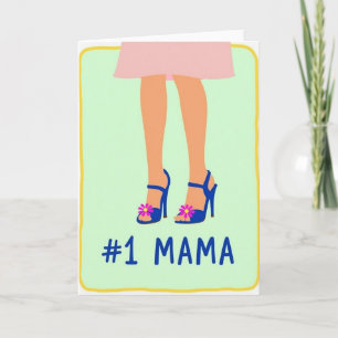 Maman Chic Numéro Un Carte