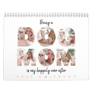 Maman Chien  Calendrier personnalisé avec texte et