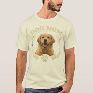 Maman Chien — T-shirt portrait de Golden Retriever