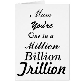 Maman dans un trillion