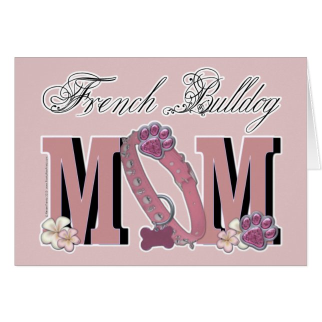 MAMAN de bouledogue français (Devant horizontal)