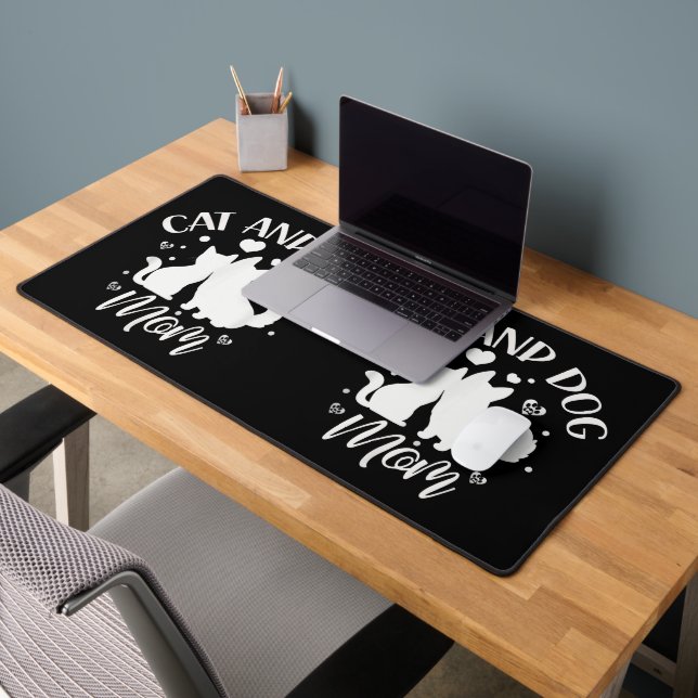 Maman de chat et de chien Fille amoureuse Chiens C (Bureau 2)