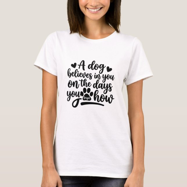 maman de chien tshirt (Devant)