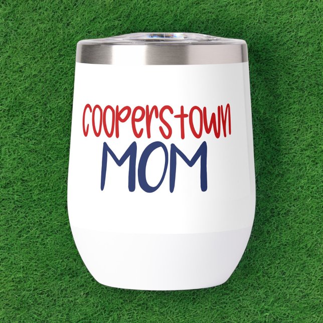 Maman de Cooperstown au vin / Équipe de soutien de (Créateur téléchargé)