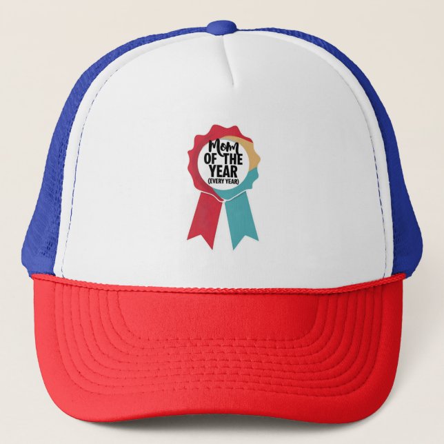 Maman de l'année Casquette - Prix Ribbon Fête des  (Devant)