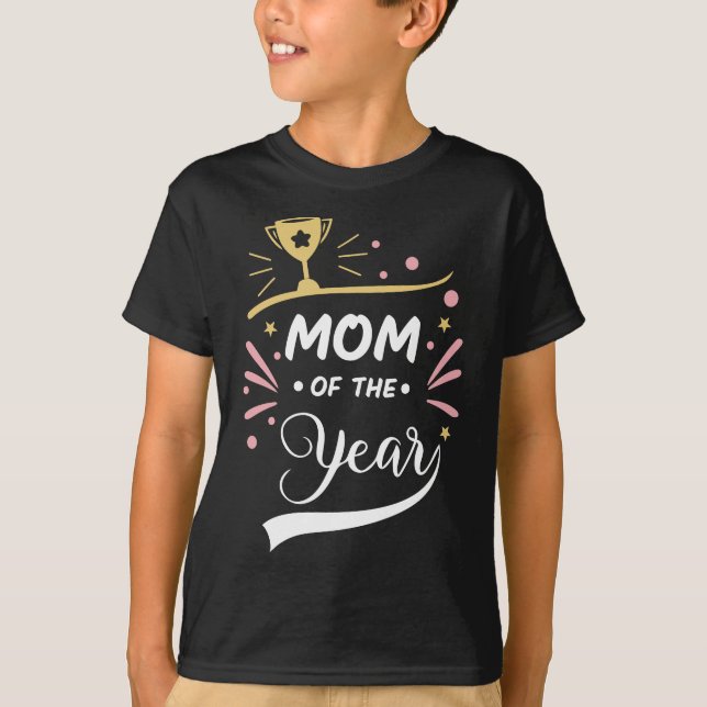 maman de l'année, t-shirt de la mère (Devant)