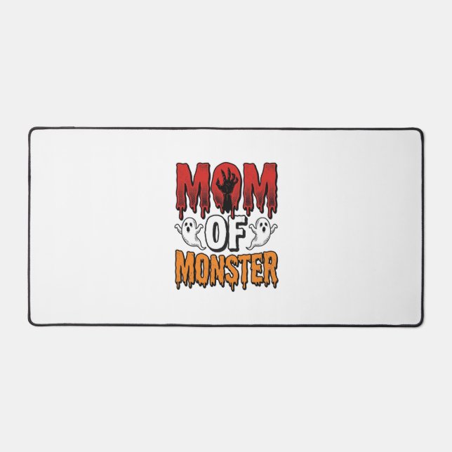 Maman de monstre vintage Halloween conception de t (Recto)