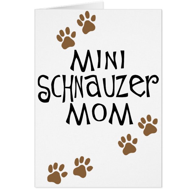 Maman de Schnauzer miniature (Devant)