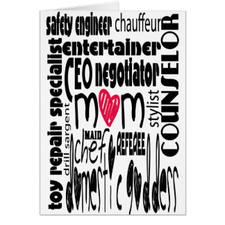 Maman de séjour à la maison, description du poste