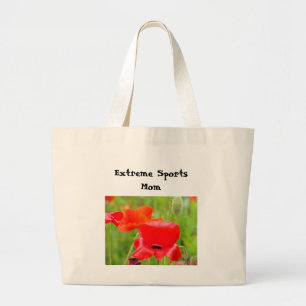 Maman de sports extrêmes ! Sac fourre-tout Fleurs 
