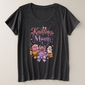 Maman de tricot Halloween - T-Shirt femme grande t
