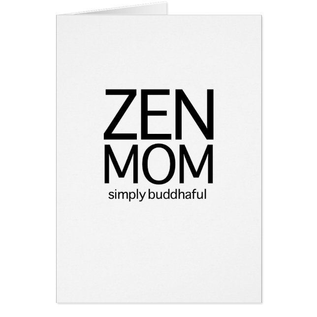 Maman de zen (Devant)
