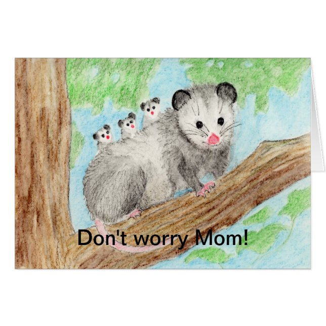 Maman d'Opossum (Devant horizontal)