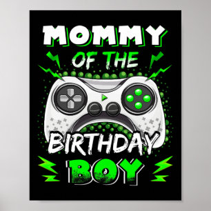 Maman du garçon d'anniversaire Décorations Joueur