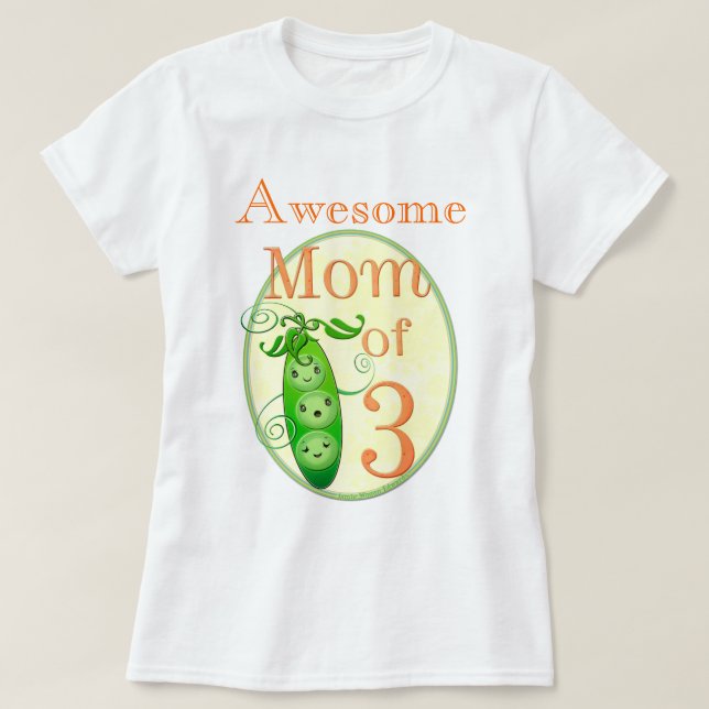 Maman du jour de mère du T-shirt trois (Design devant)
