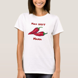 Maman d'un rouge ardent T-Shirt