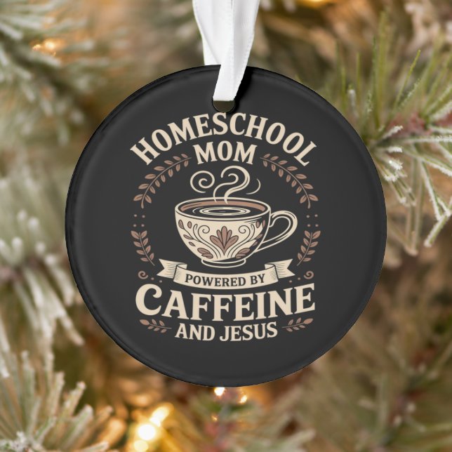 Maman école à la maison alimentée par la caféine e (Arbre)
