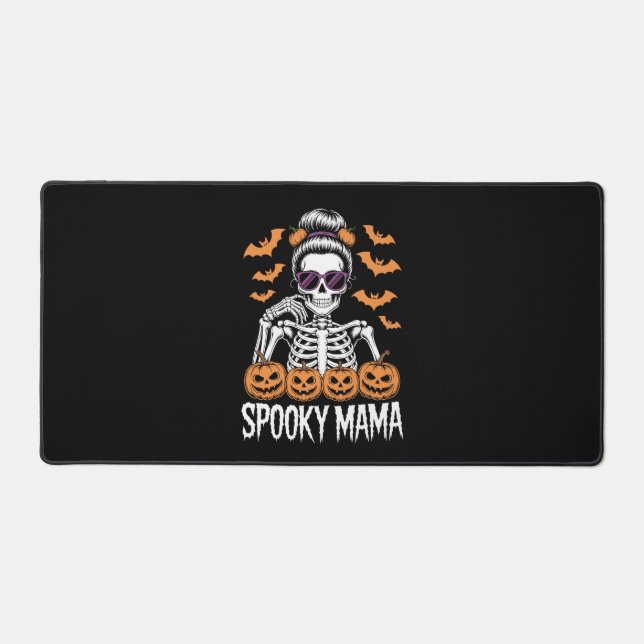 Maman effrayante squelette de Halloween cool (Recto)