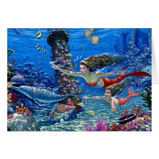 maman et bébé mermaid (Devant horizontal)