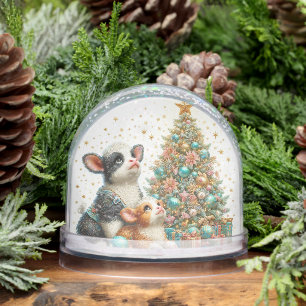 Maman et bébé vache